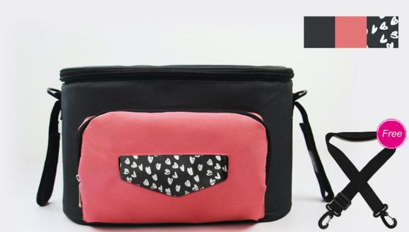 baby stroller organizer bag/diaper bag with twin cup holder and shoulder strap Singapore