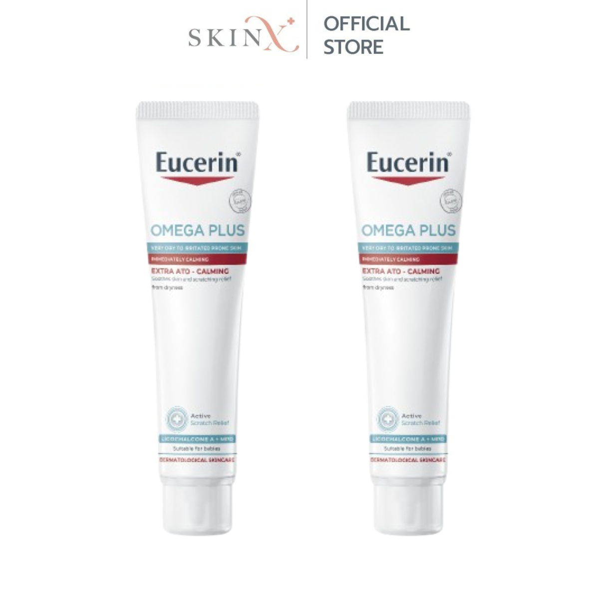 [Great Value Double Pack] Eucerin Omega Plus Extra Ato-Calming (Formula Sold Exclusively in Hospitals and Clinics) ราคา 2,090 บาท*ส่งฟรี
