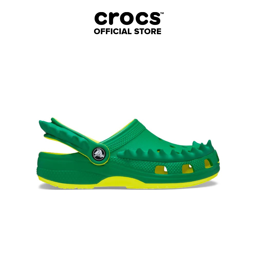 Giày Clog Trẻ Em Crocs Toddler Classic Spikes - Green Ivy