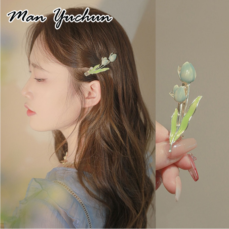 MANYUCHUN กิ๊บติดผมปาร์ตี้ทิวลิปหรูหราแฟชั่นฤดูหนาวสไตล์ใหม่ - ยี่ห้อ MANYUCHUN ราคา 10 บาท*ส่งฟรี