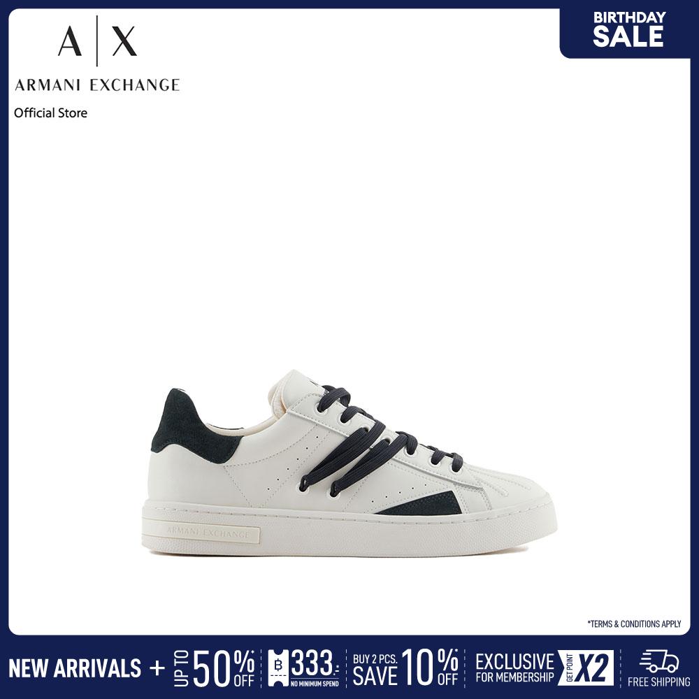 Armani Exchange Sneaker Men XUX245-XV915-U384 Off-White ราคา 10,990 บาท*ส่งฟรี