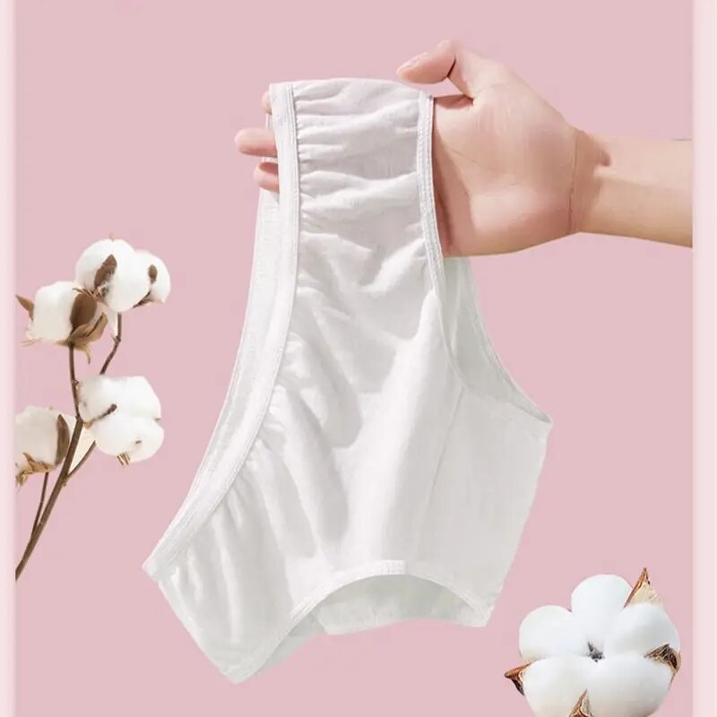 5pcs Disposable Cotton Panties for Travel Post birth Pregnancy
