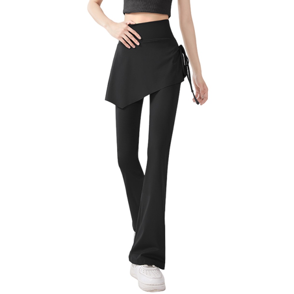 O—S STORE Thể dục Quần tập yoga Eo cao Áo giả hai mảnh Quần tập luyện Thời trang Đáy chuông Quần khiêu vũ Phụ nữ - 2