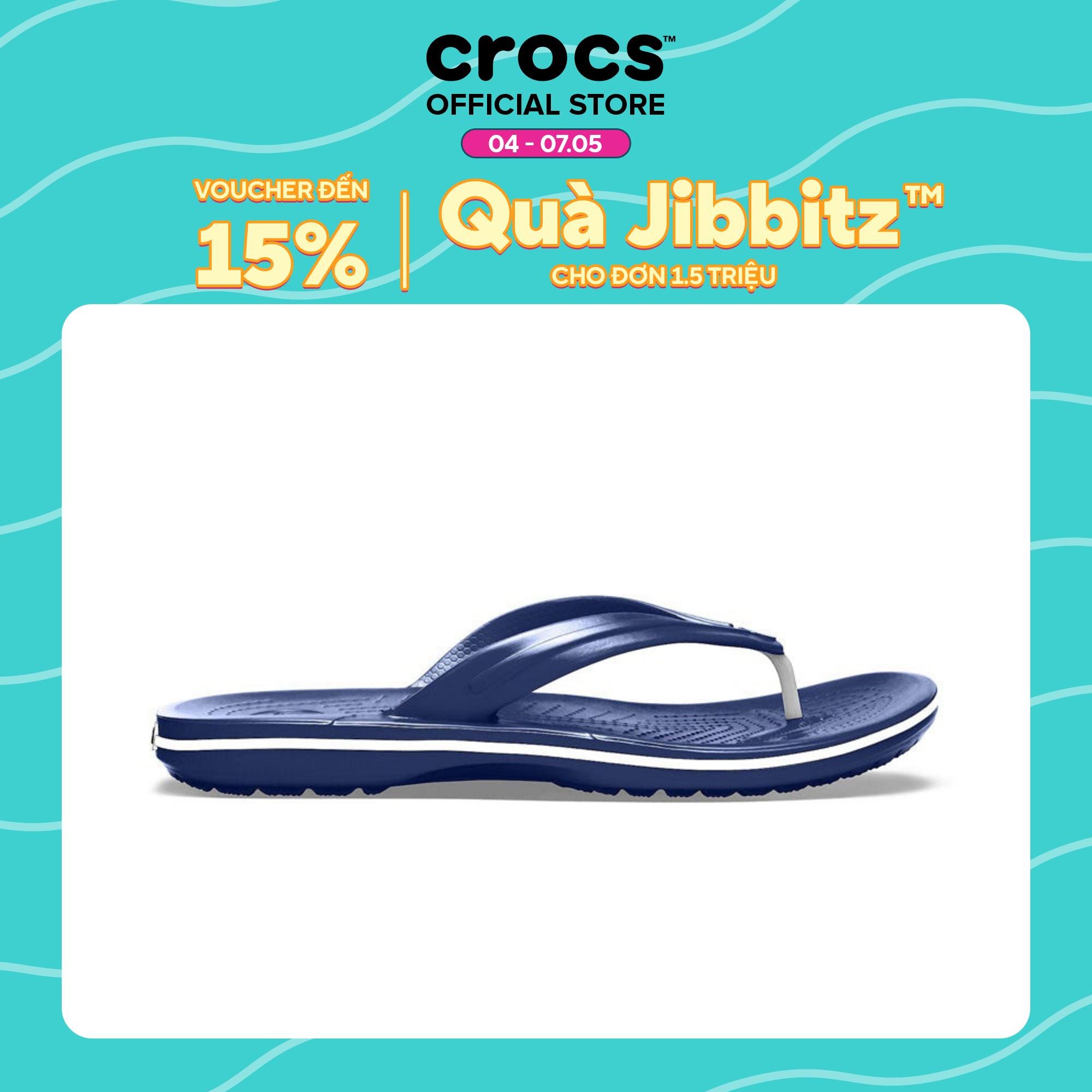 Dép Xỏ Ngón Unisex Crocs Crocband Xanh Navy - 11033-410