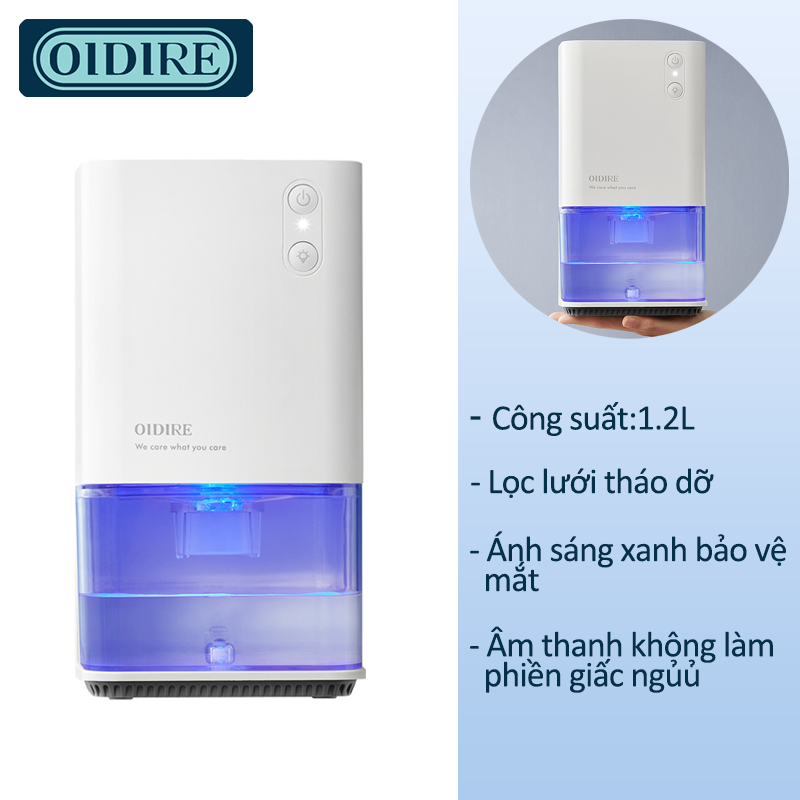 Máy Hút Ẩm OIDIRE Máy Hút Ẩm Nhỏ Gia Dụng Máy Hút Ẩm Im Lặng Phòng Ngủ Trong Nhà Máy Hút Ẩm Hút Ẩm Khô