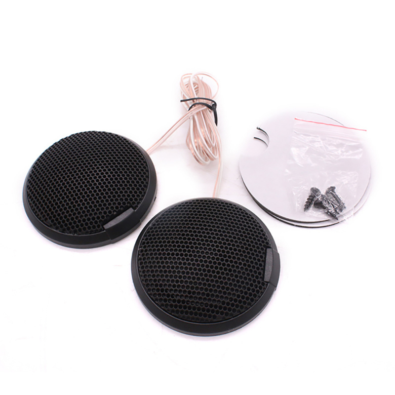 Fancae2pcs xách tay mini xe Tweeter loa âm thanh áp điện buzzer Loa hệ thống âm thanh siêu mạnh Dome loa loa ngoài