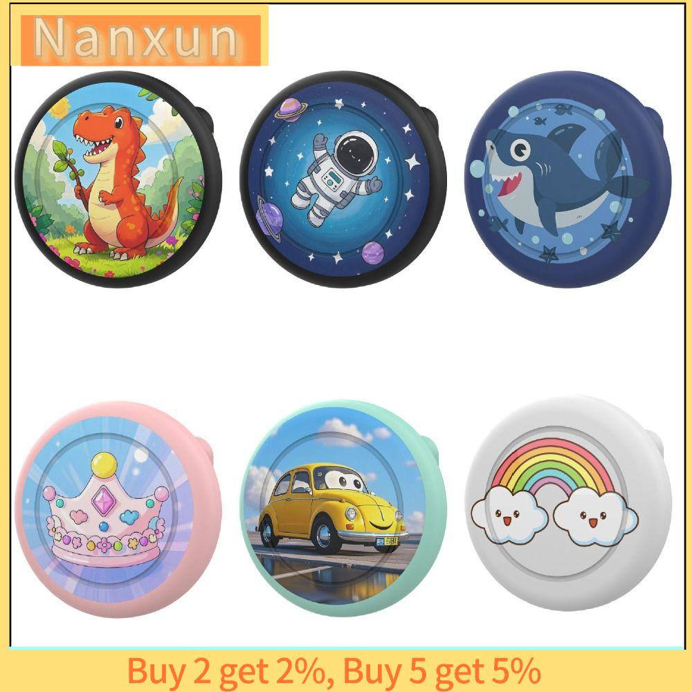 NWSJ Hoạt hình Hộp theo dõi với pin vô hình Trang trí quần áo Silicone Giá đỡ thiết bị theo dõi ẩn  Dễ thương Vỏ bảo vệ định vị Cho Airtag Trẻ em người già