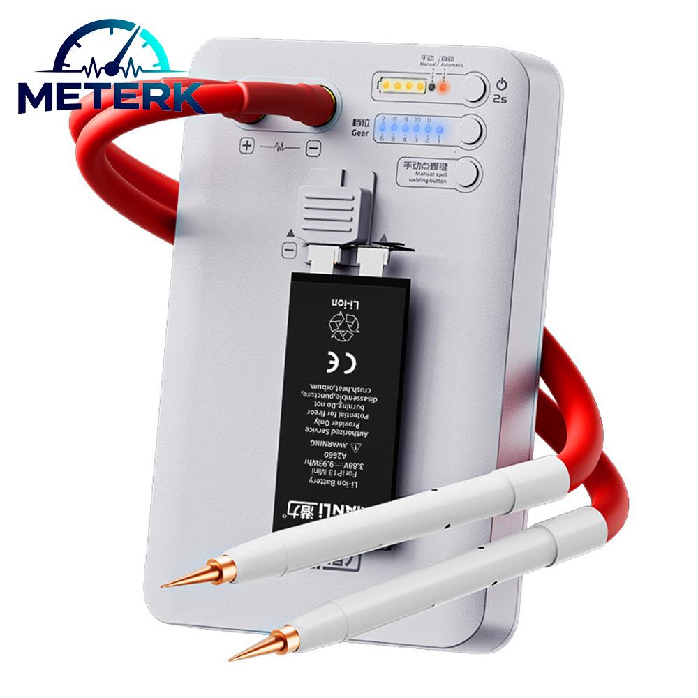 Meterk เครื่องเชื่อมแบบพกพา เครื่องเชื่อมมัลติฟังก์ชั่น เครื่องเชื่อมแบบสลับอัตโนมัติ/ด้วยตนเอง เครื่องเชื่อมแบบรวมอัจฉริยะ ราคา 1,948 บาท*ส่งฟรี