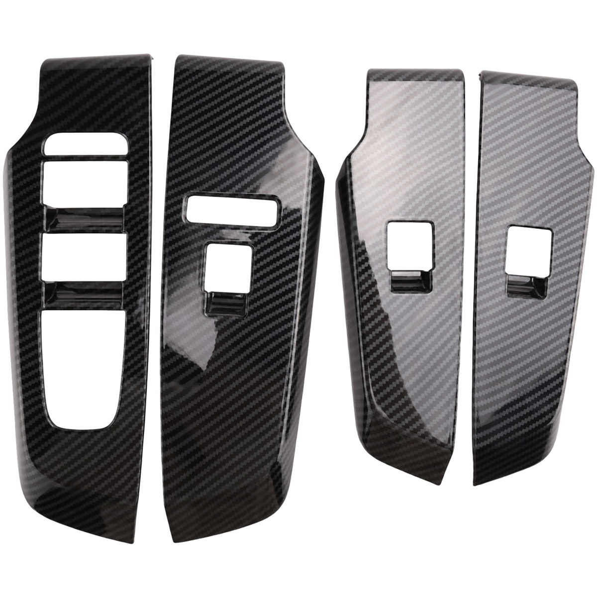 Carbon Fiber Frame Cover Interior Door Bowl Cover Glass Switch Panel for 2022 2023