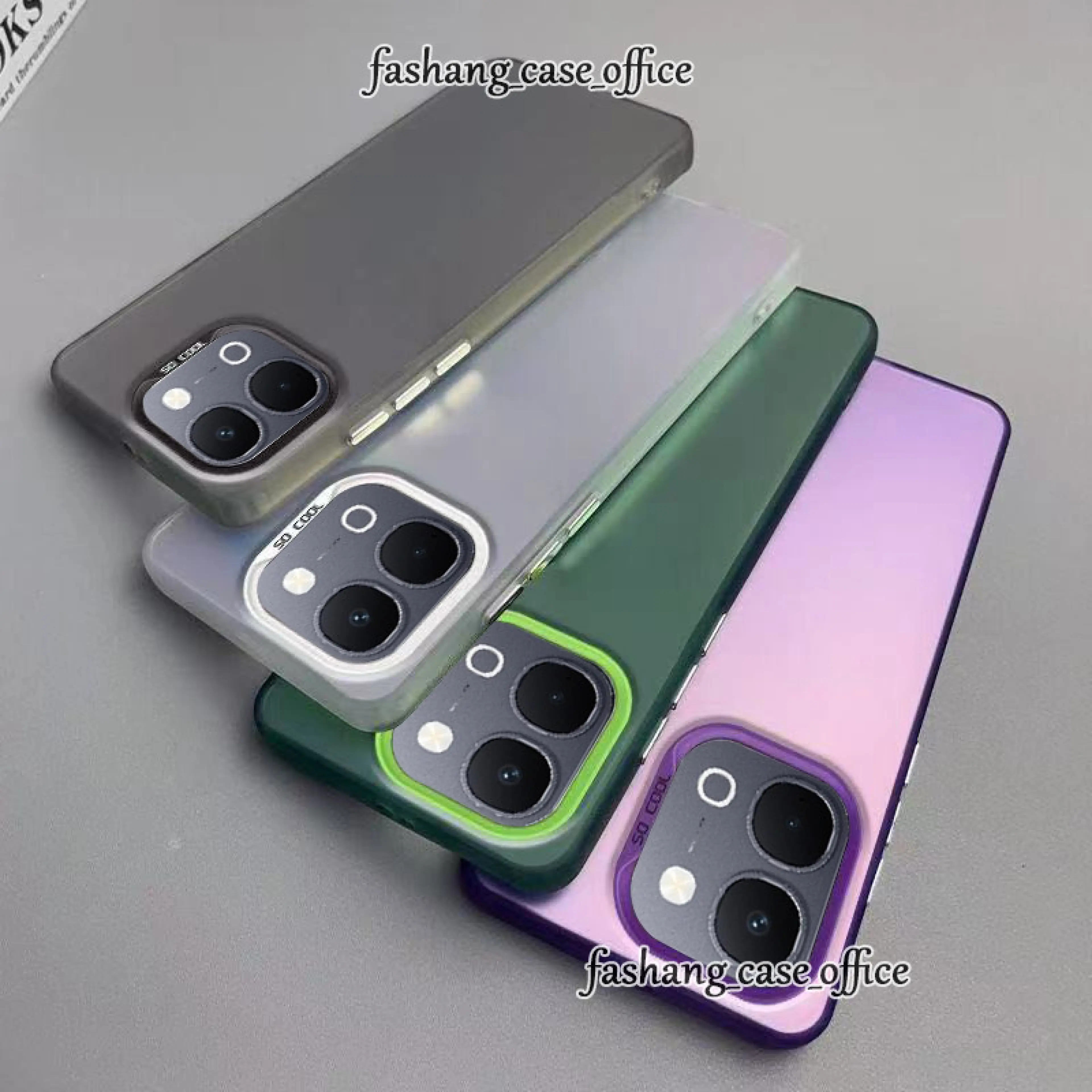 เคส For วีโว่ ViVo Y31D V70 V70Fe X300Ultra X300 Ultra X300Pro เคส สีพื้น TPU Soft เคสกันกระแทก พร้อมส่ง 049