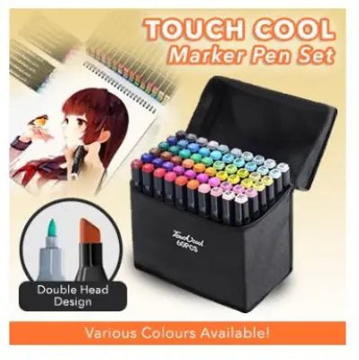 Touch Brand Marker Pen 24/30/36/40/48/60/80/168 color Set for student hand drawing/painting/art supplies