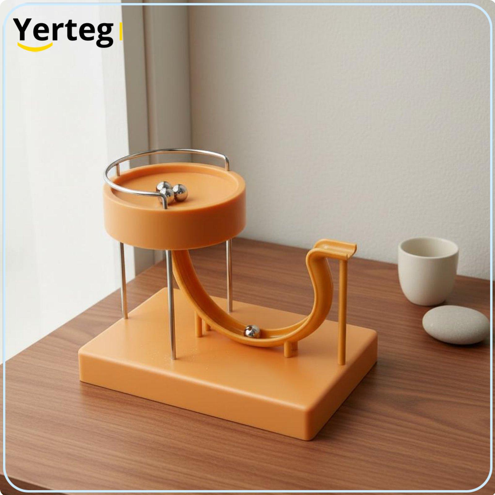 Prettyia Infinite Loop Dynamic Rolling Ball Art Toy Organizer Desk Toy for Home Study Office Physics Learning ราคา 529 บาท*ส่งฟรี
