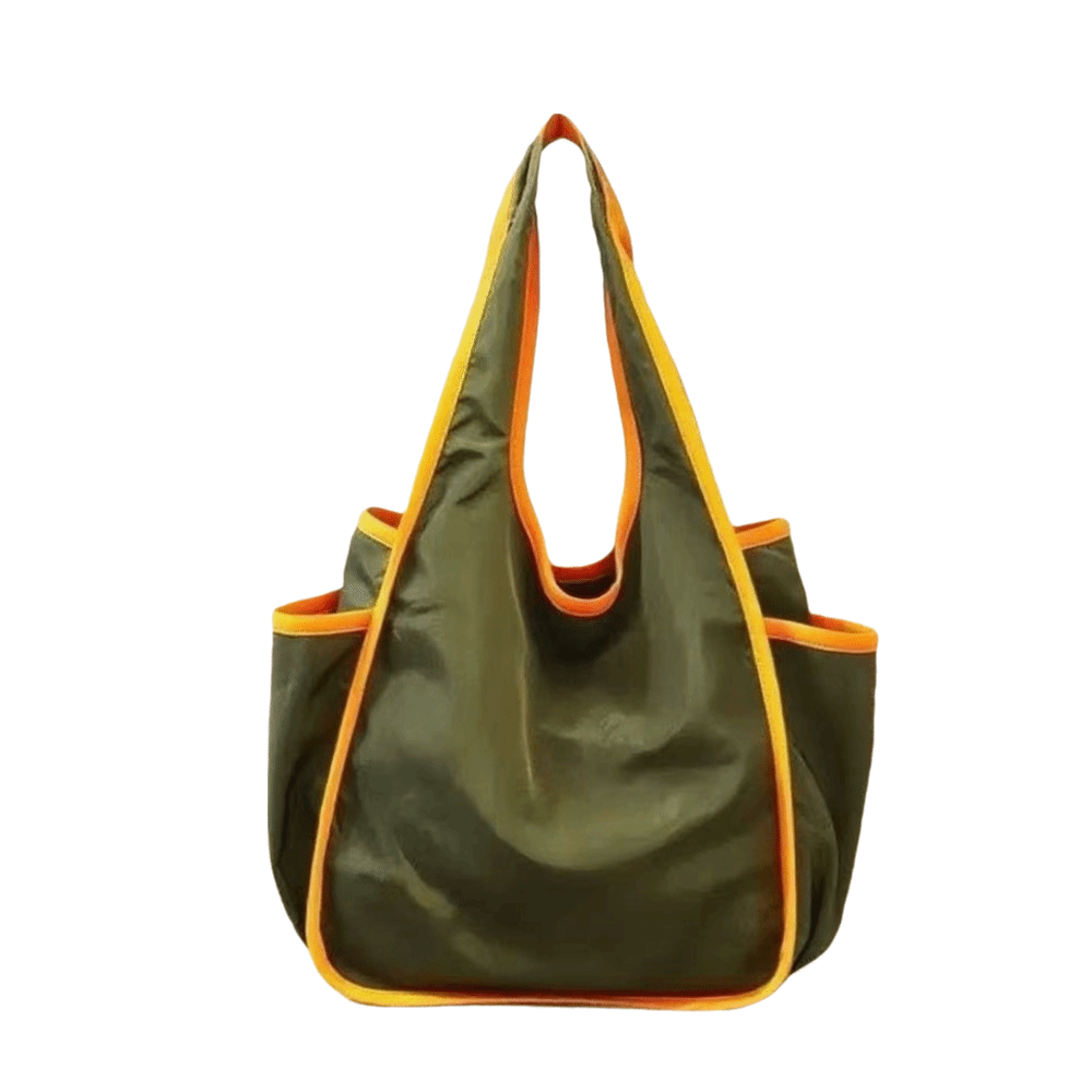 TEA7146 Công suất lớn Túi mua sắm Có thể gập lại Chống thấm nước Túi Tote Có thể tái sử dụng Polyester Túi thân thiện với môi trường Giải trí thông thường - 4