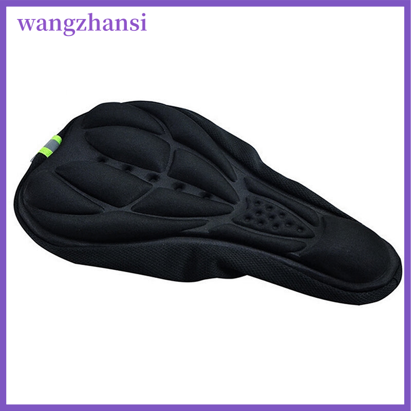wangzhansi Cycling Bicycle Mountain Bike 3D Silicone Gel Pad Seat Saddle