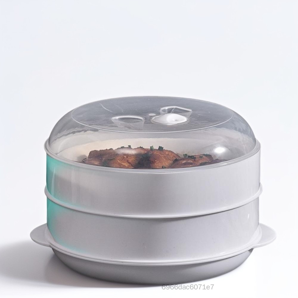 Nồi hấp vi sóng nhiều lớp dùng để nấu cơm và bánh bao - Nấu nhanh Dễ sử dụng