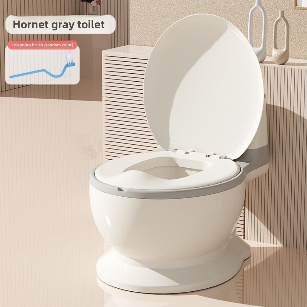 SWIFTTIDE Flushing Sound Childrens Potty Adjustable Stool Shape Toilet Training Potty Portable Small Simulation Potty Kids Toilet Training