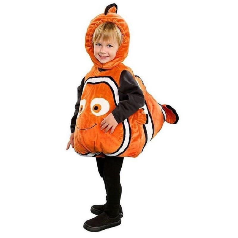 Finding Nemo Clownfish cospaly costume Pixar Animated Film Nemo baby kids