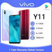 Vivo Y11 6+128GB Smartphone 6.3" FHD Screen 4