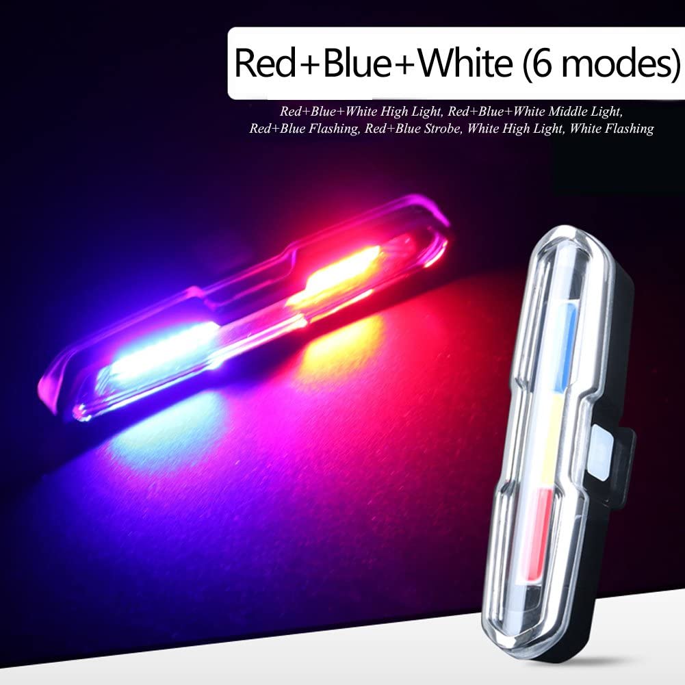 {:“》 -- Dilwe phía sau Xe đạp ánh sáng, siêu sáng có thể sạc qua USB LED cường độ cao đèn sau phụ kiện cho xe đạp leo núi