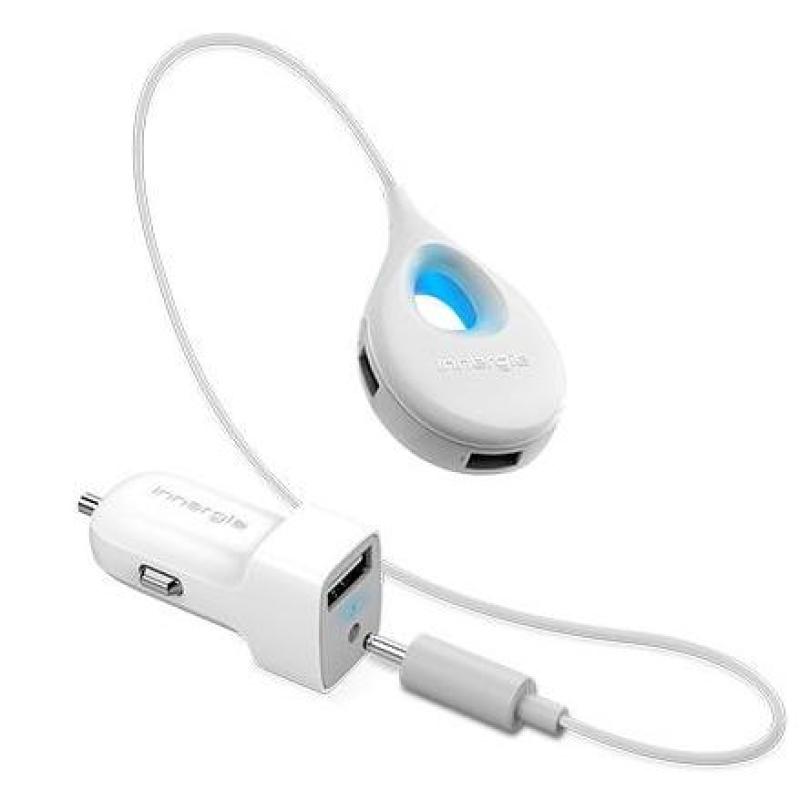 Innergie PowerCombo Go Hub 12-watt Car Charger with Extended Power Hub - PowerJoy Go 12 LifeHub Plus