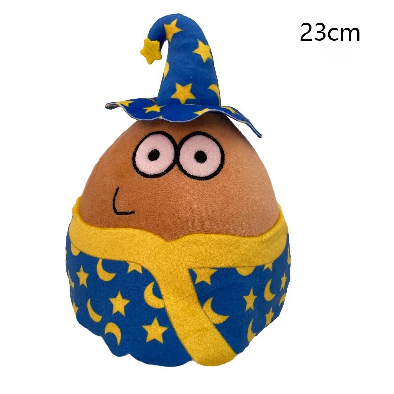 22cm Hot Game My Pet Alien Pou Plush Toy Furdiburb Emotion Alien Plushie Stuffed Animal Pou Doll Bir