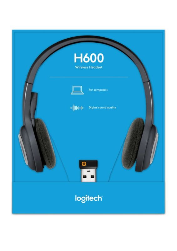 Logitech H600 Wireless Headset for computers via USB Receiver Singapore