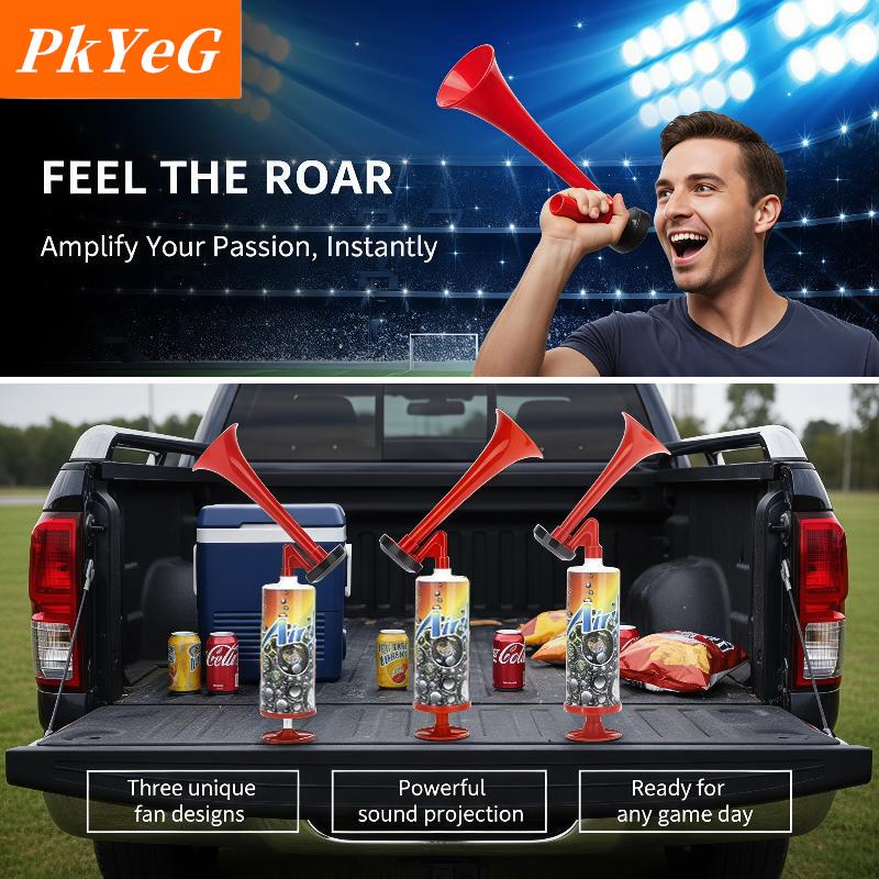 บริการและบัตรกำนัล PkYeG TOOL แตรเป่าลมพกพาได้มีปั๊มสร้างเสียงแบบพกพาขนาดเล็กแตรของเล่นเพื่อความปลอดภัยสำหรับงานเลี้ยงปีการแจ้งเตือนการเล่นตลกกลางแจ้ง