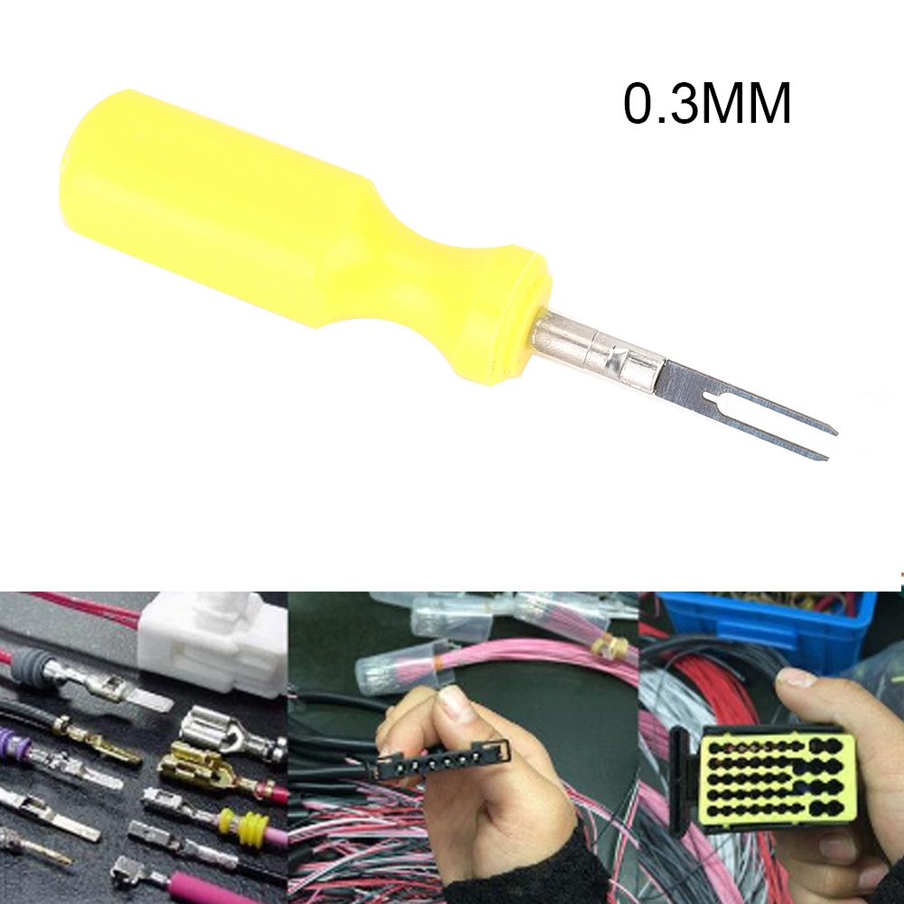 Fydun dụng cụ loại bỏ dụng cụ tháo Chốt hãm Đầu nối cáp xe hơi phổ thông 0.3mm hệ thống dây điện dụng cụ tháo dỡ chốt Ổ Cắm phích cắm thiết bị đầu cuối kết nối
