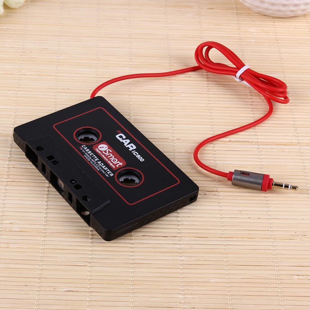 3.5mm Jack Plug Car Cassette Audio Converter Car Stereo Cassette Tape Adapter Audio Cable Tape Player for iPhone MP3 AUX Cable