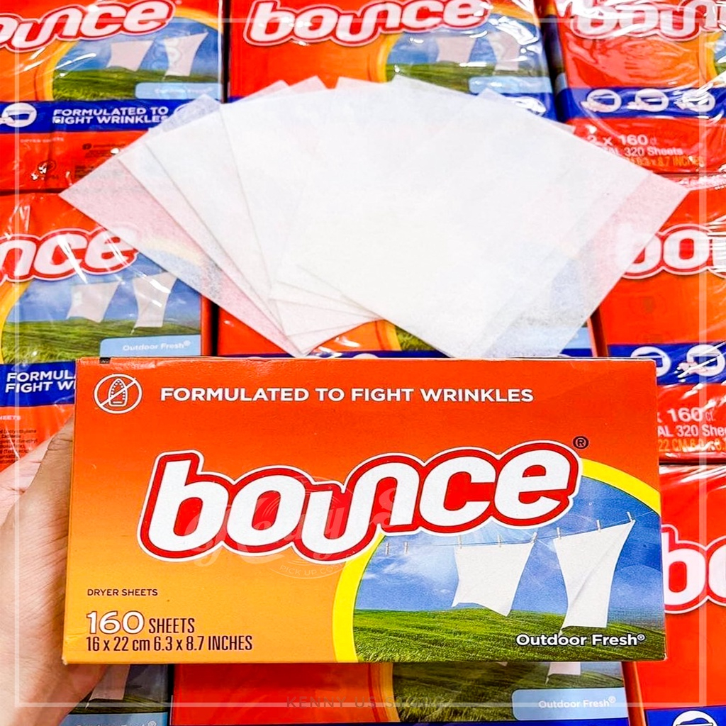 Giấy Thơm Quần Áo Bounce Của Mỹ Đa Năng 4in1 Hộp 160 Tờ Làm Thơm Quần Áo Và Loại Bỏ Mùi Ẩm Mốc - SẢN PHẨM CỰC KÌ CHẤT LƯỢNG, ĐẢM BẢO SỬ DỤNG ƯNG Ý, ĐƯỢC ƯA THÍCH TRÊN THỊ TRƯỜNG HIỆN NAY, ỦNG HỘ SHOP NHÉ