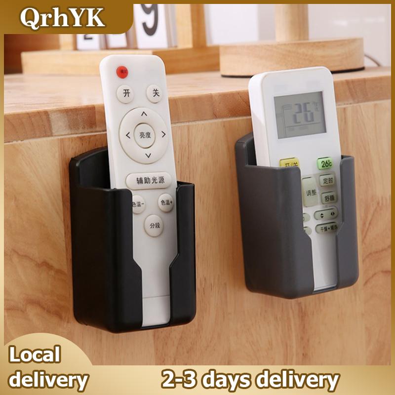 QrhYK Universal Remote Controller Holder Phone Charging Bracket Air Conditioner Remote Controller Bracket Wall Shelf Mount Stand
