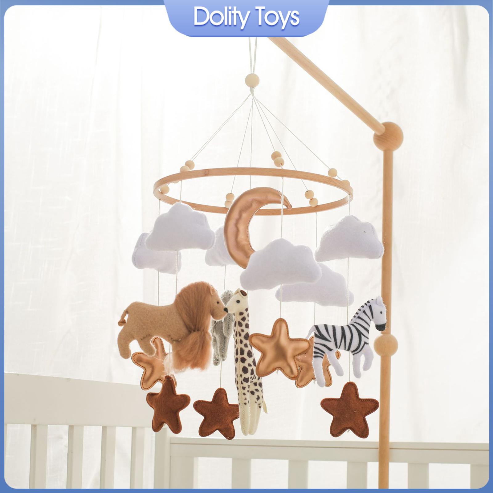 Dolity Baby Crib Mobile Ceiling Decoration Baby Crib Rattles for Children Infant