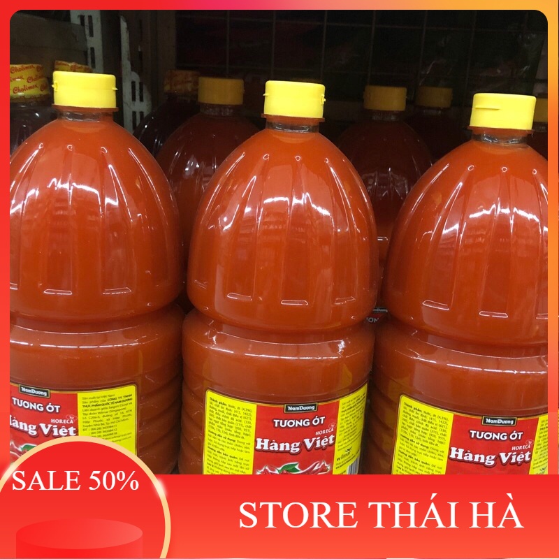 Tương ớt HORECA Nam Dương Hàng Việt chai 2.1 Kg - Shop SIÊU THỊ LAN CHI