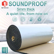 Betensh 5mm Insulating Soundproof Foam Mat for Cars and Home