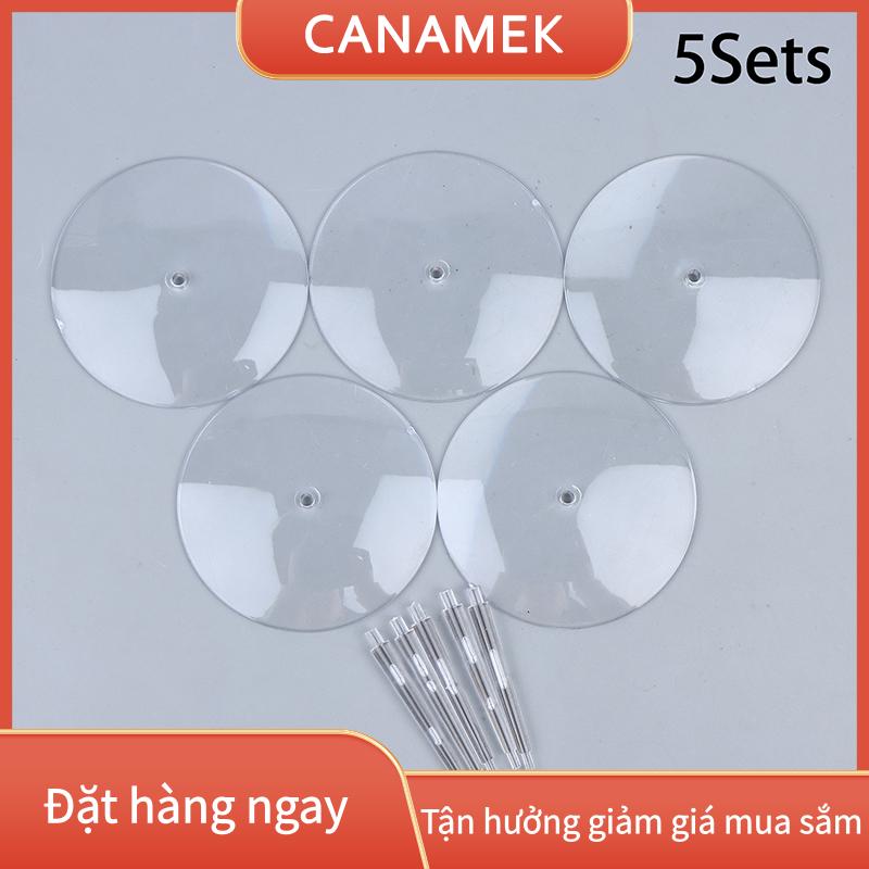 CANAMEK XIMEN 5pcs bay thân 60mm bay căn cứ cho thu nhỏ wargames bảng trò chơi trong suốt bay cơ sở đứng