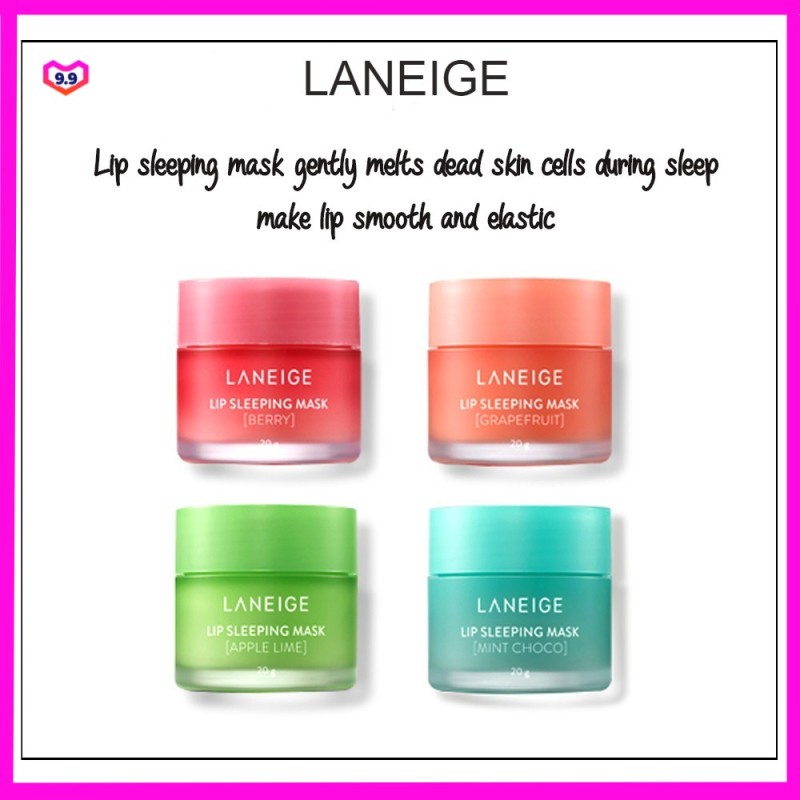 Buy Laneige Lip Sleeping Mask Berry/Grapefruit/Apple Lime/ Choco Mint 20Gr-Fast delivery-SG Seller- Expired on Feb 2023 Singapore