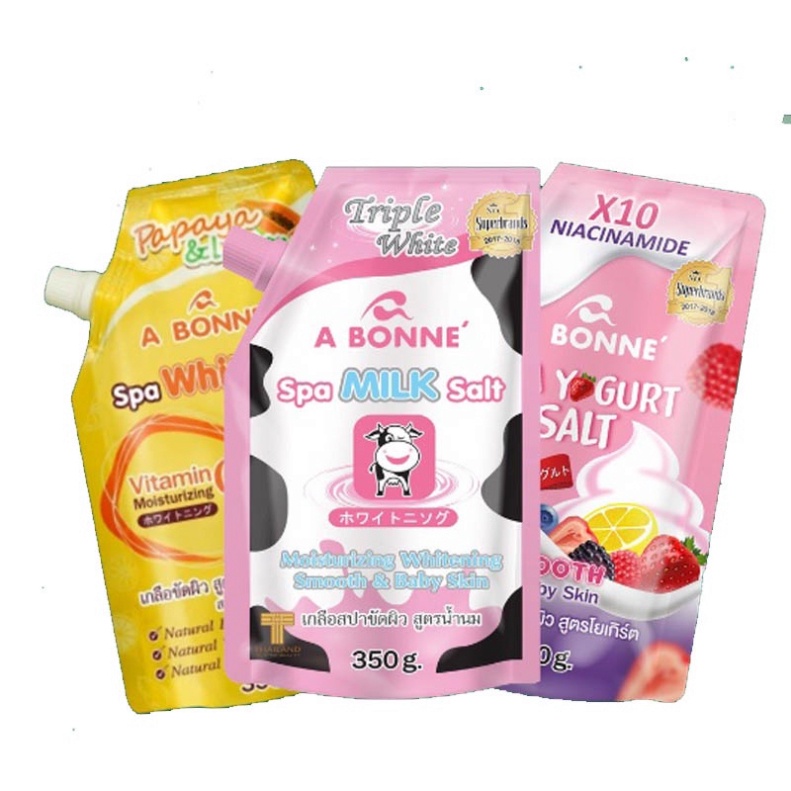 Chính hãng Muối Tắm Tẩy Tế Bào Chết Cơ Thể A Bonne (350g)