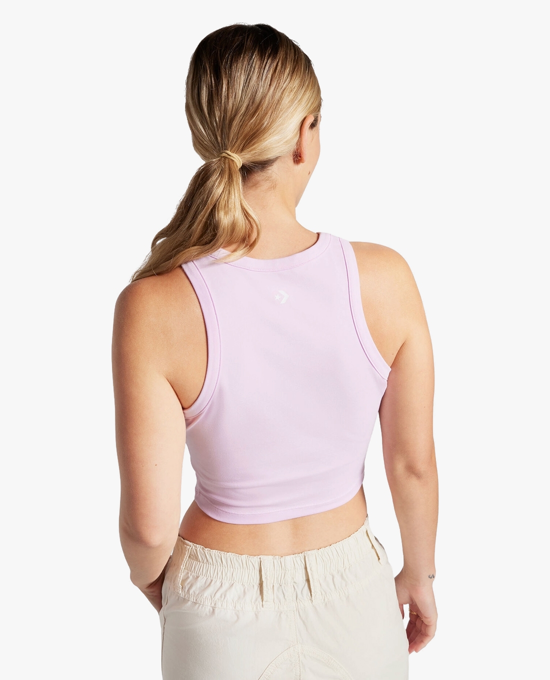 [DEAL BLACK FRIDAY UP TO 50%++] CONVERSE - Áo ba lỗ nữ phom croptop Wordmark Knit 10026502-A03-00L