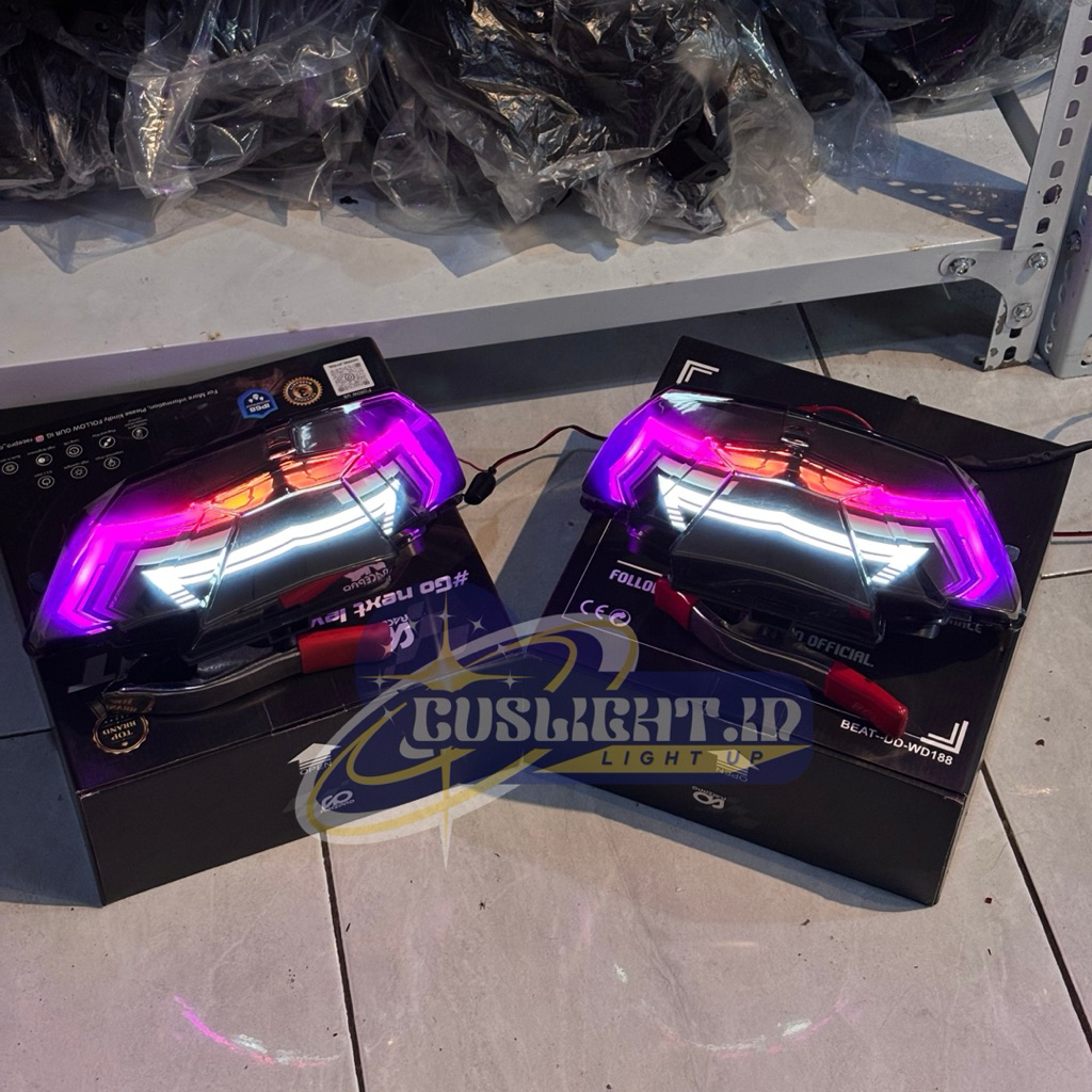 Stoplamp Lazy Beat Esp 2016-2019 Pnp Just Plug in the Socket Harga 119,000 rupiah*Gratis Ongkir