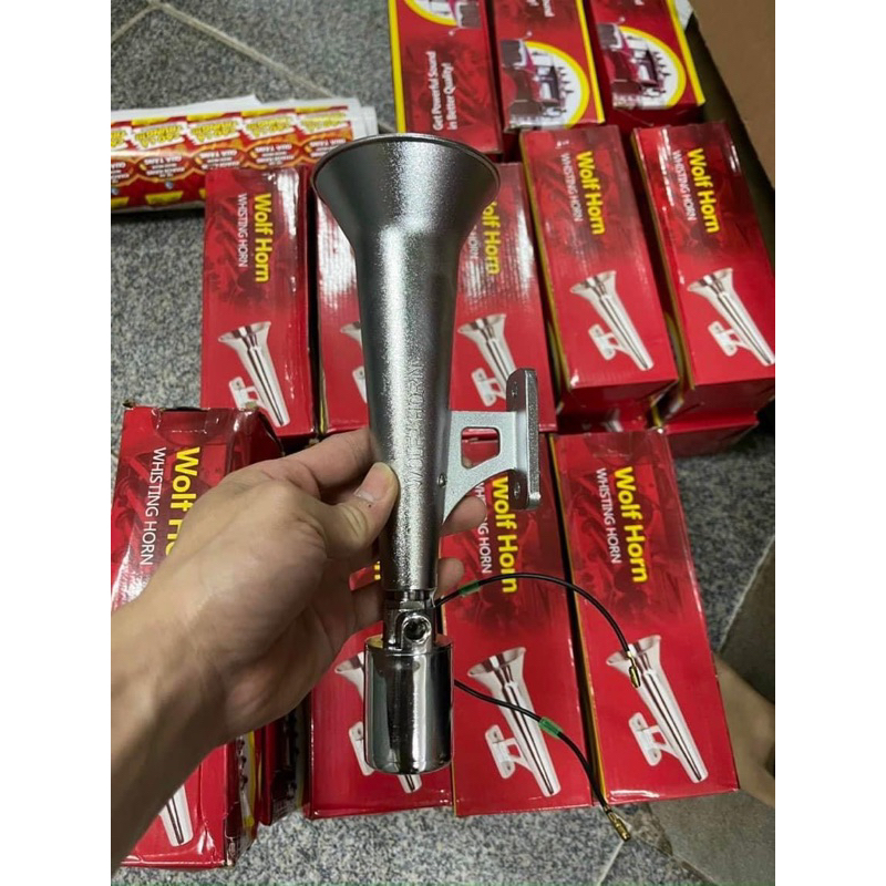Còi chim Nhôm 12-24v kèm lõi đồng thay thế Dùng cho xe có bình hơi. Còi ô tô tiếng kêu hay cực dày dặn