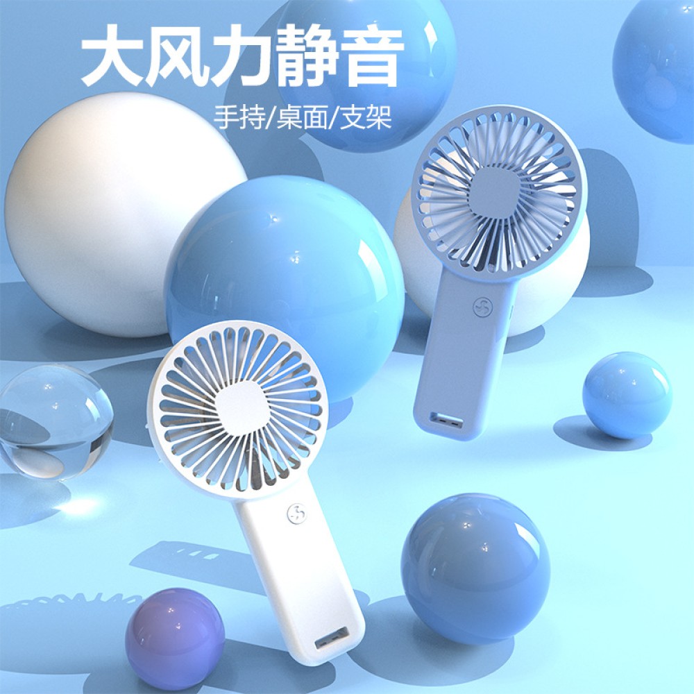 2025 Quạt cầm tay mới USB sạc quạt nhỏ di động mini ký túc xá bàn im lặng quà tặng logo 🔥goya189🔥