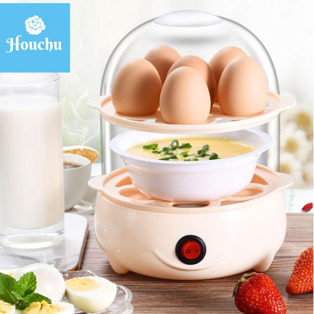 HOUCHU Hấp RAPID Sữa Ngô Nhà bếp Nồi hấp thức ăn Nồi nấu trứng Nồi nấu trứng chạy điện Nồi hấp trứng Máy nấu ăn