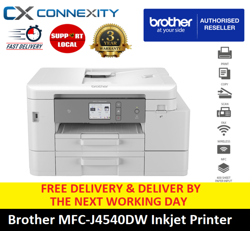 Brother MFC-J4540DW Inkjet Printer | Brother | Printer| J4540 | Inkjet Printer | Brother MFC-J4540dw Printer | 4-in-1 Inkjet printer | J4540DW Colour Inkjet Printer | Colour Inkjet Printer | Brother MFC-J4540dw | j4540 | Singapore