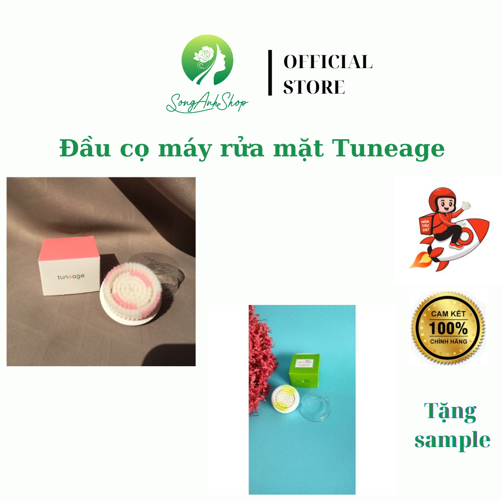 Đầu cọ thay thế máy rửa mặt Tuneage Hàn Quốc