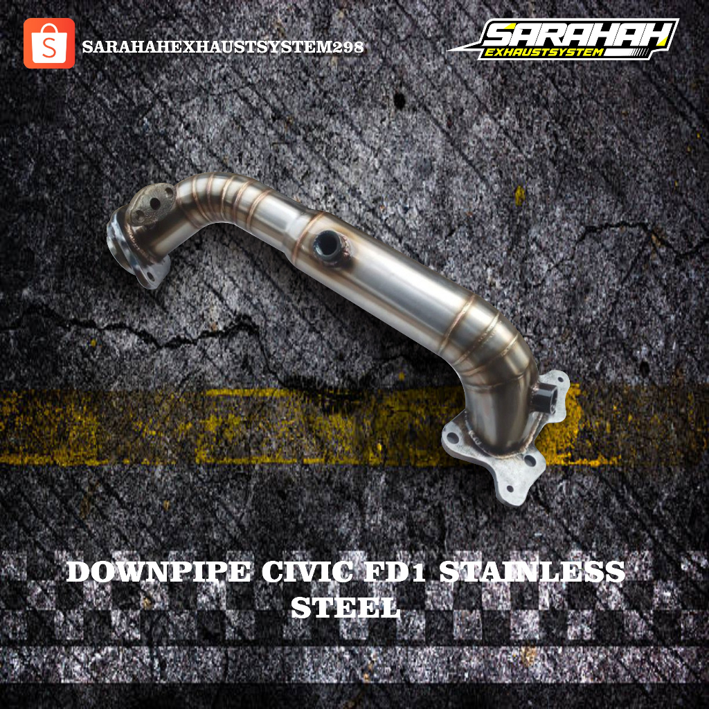 DOWNPIPE MOBIL CIVIC FD1 STAINLESS STEEL - SARAHAH EXHAUST SYSTEM Giá 950,000 Đồng*Miễn phí vận chuyển