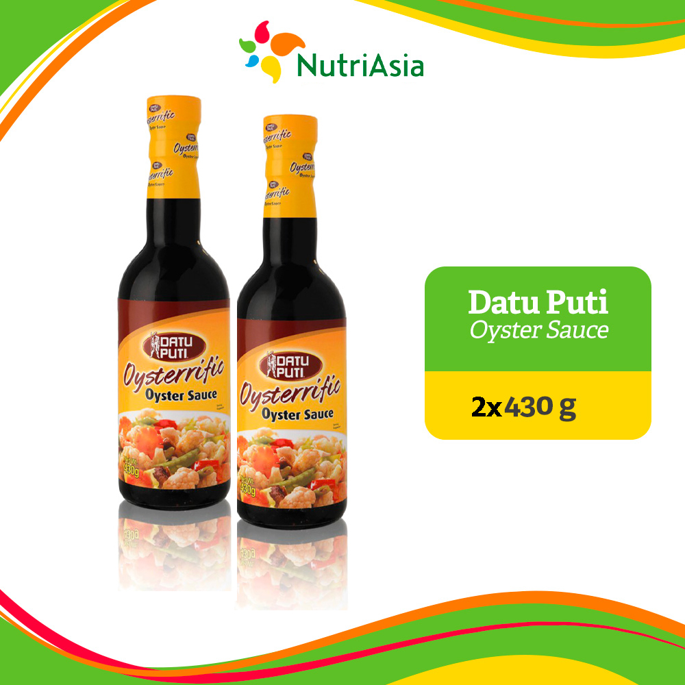 [ Bộ 2 chai ] Sốt hào hiệu Datu Puti Oyster sauce làm gia vị món ăn - Chai 430g