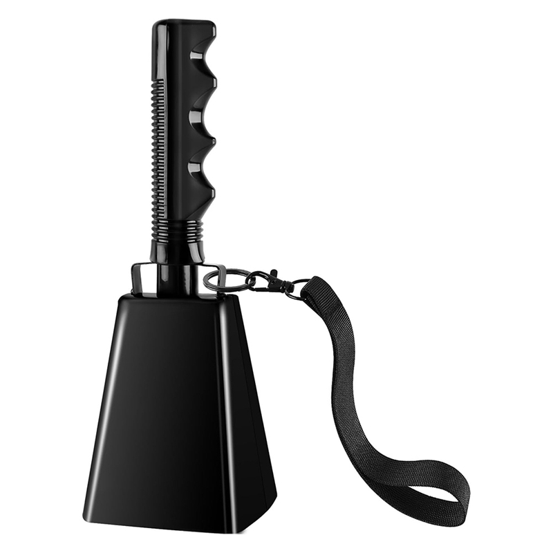 【Life and Movement】Musical Instrument 9 Inch Metal Cowbells for Sporting Events, for Sporting, Footb