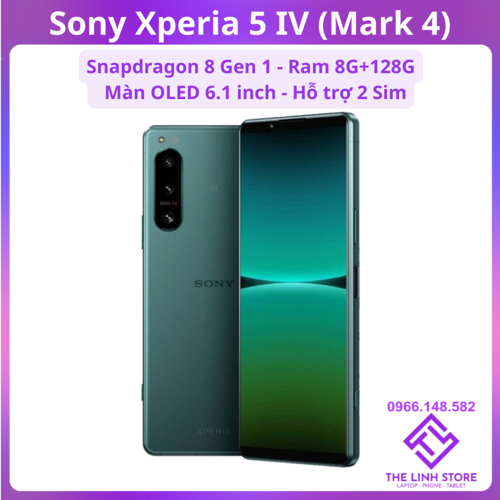 Điện thoại Sony Xperia 5 IV (X5 Mark 4) Snaρdragon 8 Gen 1 - Màn OLED 120Hz