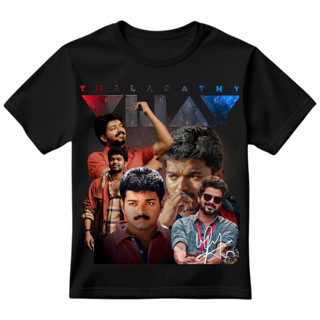 Buy Thalapathy Vijay T Shirt Leo For Kids Online at a Better Price