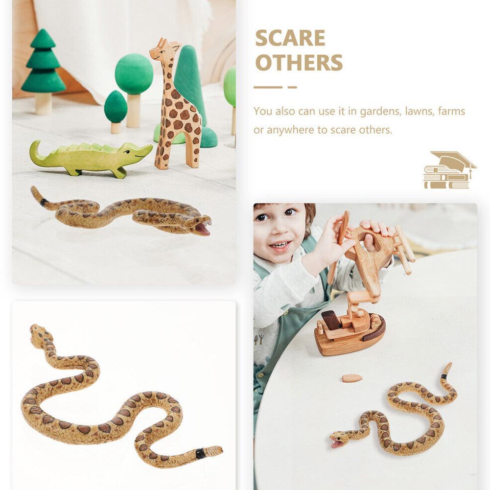 Rubber Artificial Snake Toy Simulation Animal Model Mini Children s